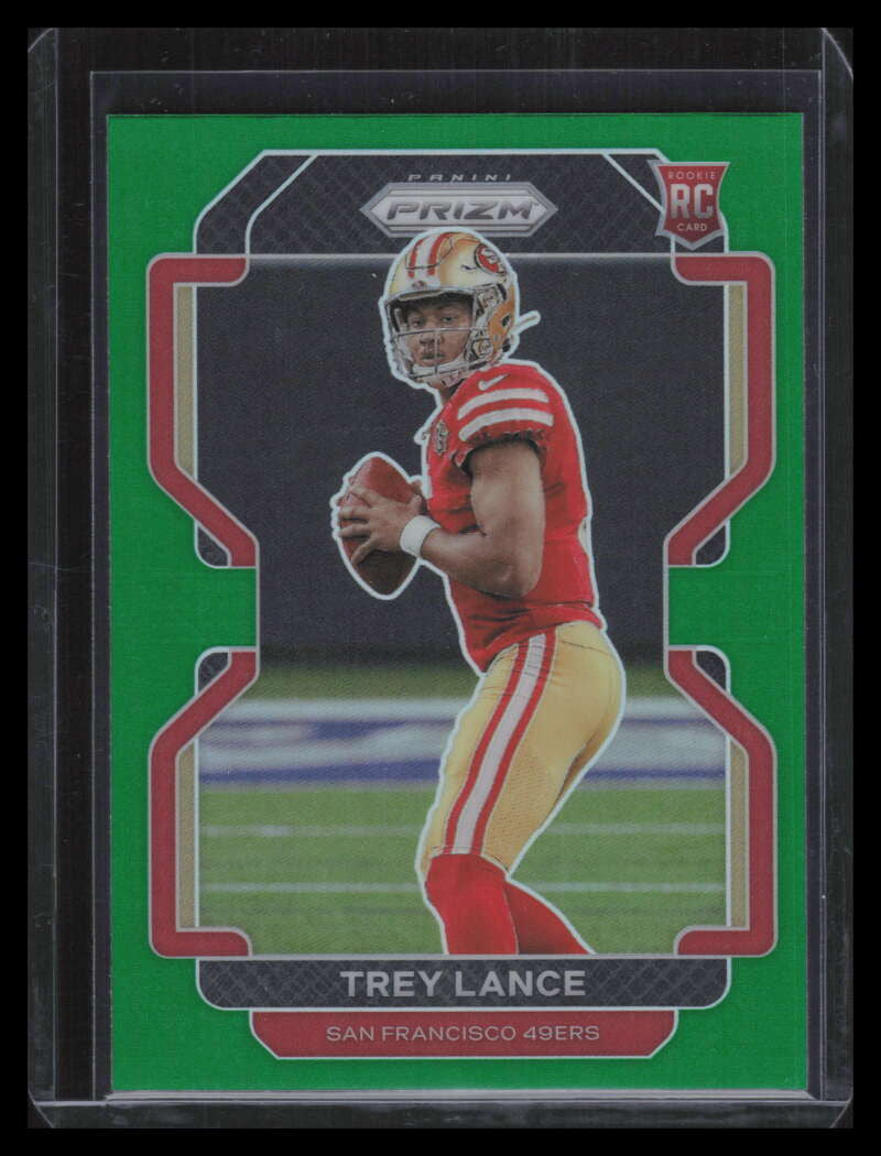 DELETE 131509 2021 Panini Prizm Prizms Green Refractor 333 Trey Lance Rookie