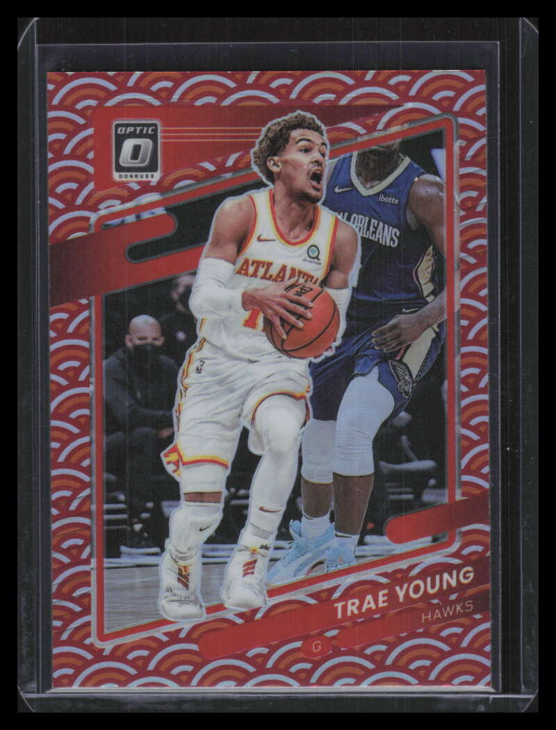 DELETE 131530 2021-22 Donruss Optic Photon Refractor 51 Trae Young