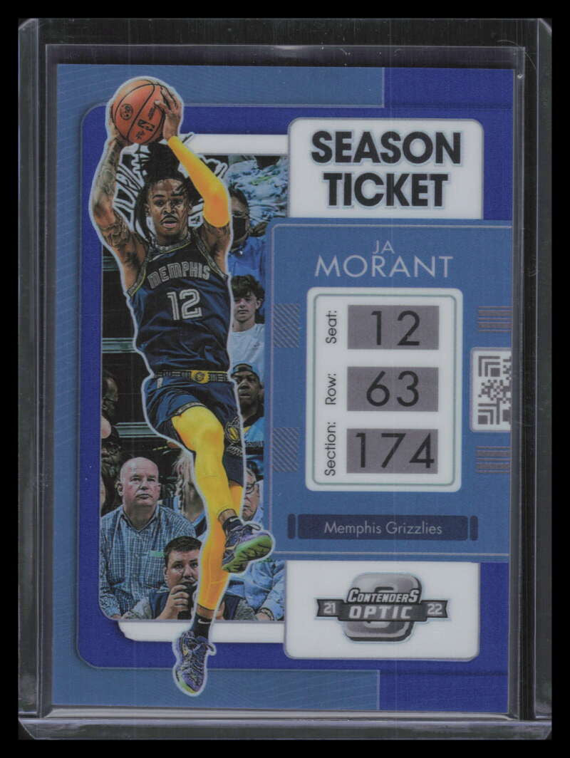 DELETE 131542 2021-22 Panini Contenders Optic Blue 92 Ja Morant 90/99