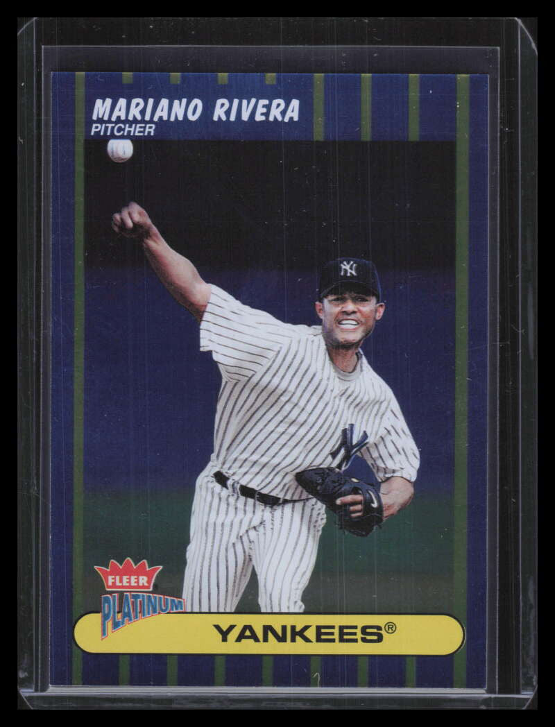 SOLD 131574 2003 Fleer Platinum Finish 134 Mariano Rivera 15/100