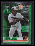 2019 Topps Chrome Green Wave Refractor 52 Cedric Mullins Rookie 29/99