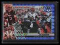 2022 Panini Mosaic Montage Mosaic Blue Refractor 5 Joe Burrow 12/99