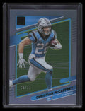 2021 Clearly Donruss Green 7 Christian McCaffrey 9/25