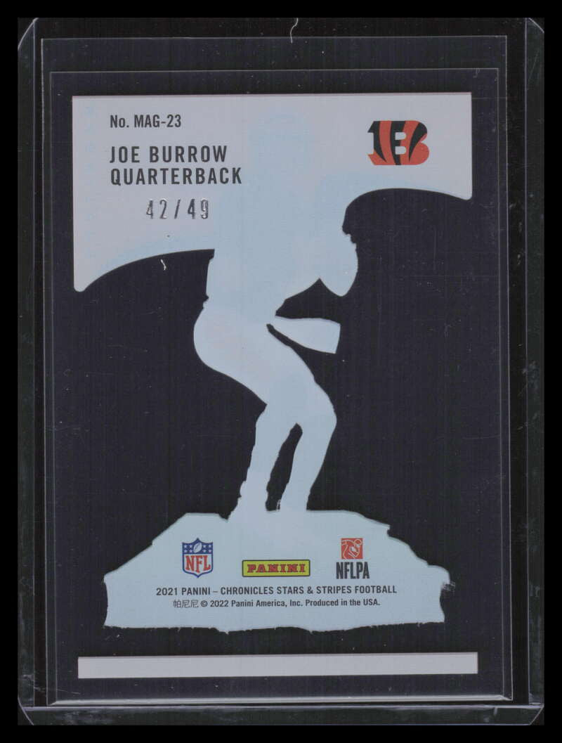 2021 Panini Chronicles Magnitude Purple 23 Joe Burrow 42/49