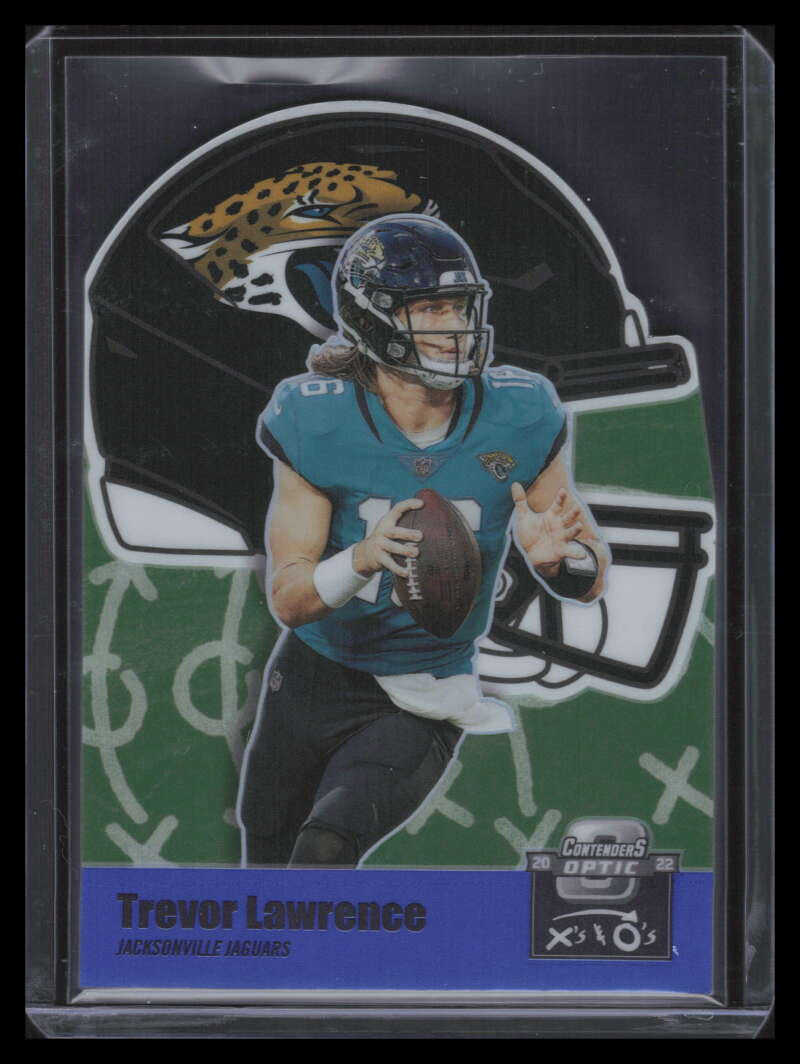 2022 Panini Contenders Optic Xs and Os Blue 9 Trevor Lawrence 29/99