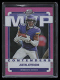 2022 Panini Contenders Optic MVP Contenders Pink 22 Justin Jefferson 64/75