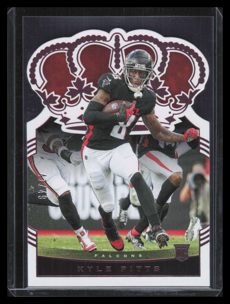 2021 Panini Chronicles Crown Royale Pink 22 Kyle Pitts Rookie 41/49