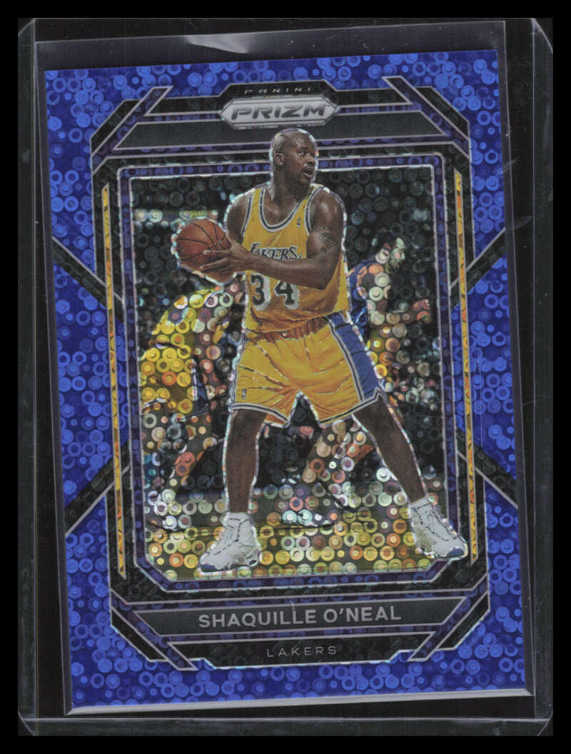 2022-23 Panini Prizm Prizms Fast Break Blue 297 Shaquille O'Neal 58/150