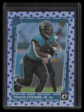 2021 Donruss Optic Stars Refractor 214 Travis Etienne Jr. RR Rated Rookie