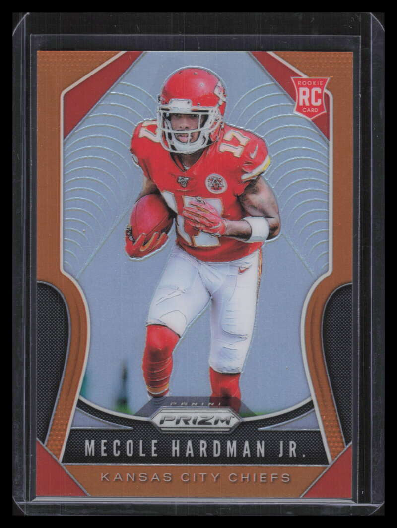 2019 Panini Prizm Prizms Orange Refractor 345 Mecole Hardman Jr. Rookie 104/249