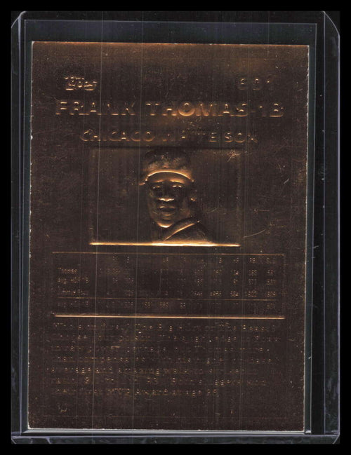1994 Topps Gold Plated 601 Frank Thomas MOG Measure of Greatness ID: 132135