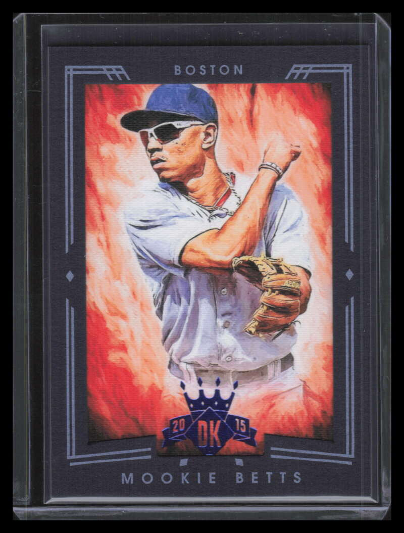 2015 Diamond Kings Framed Blue 106 Mookie Betts 23/99