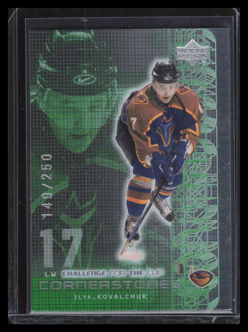 2001-02 UD Challenge for the Cup Cornerstones cr2 Ilya Kovalchuk Rookie 149/250