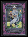 2022 Panini Prizm Prizms Purple Ice Refractor 129 Peyton Manning 122/225