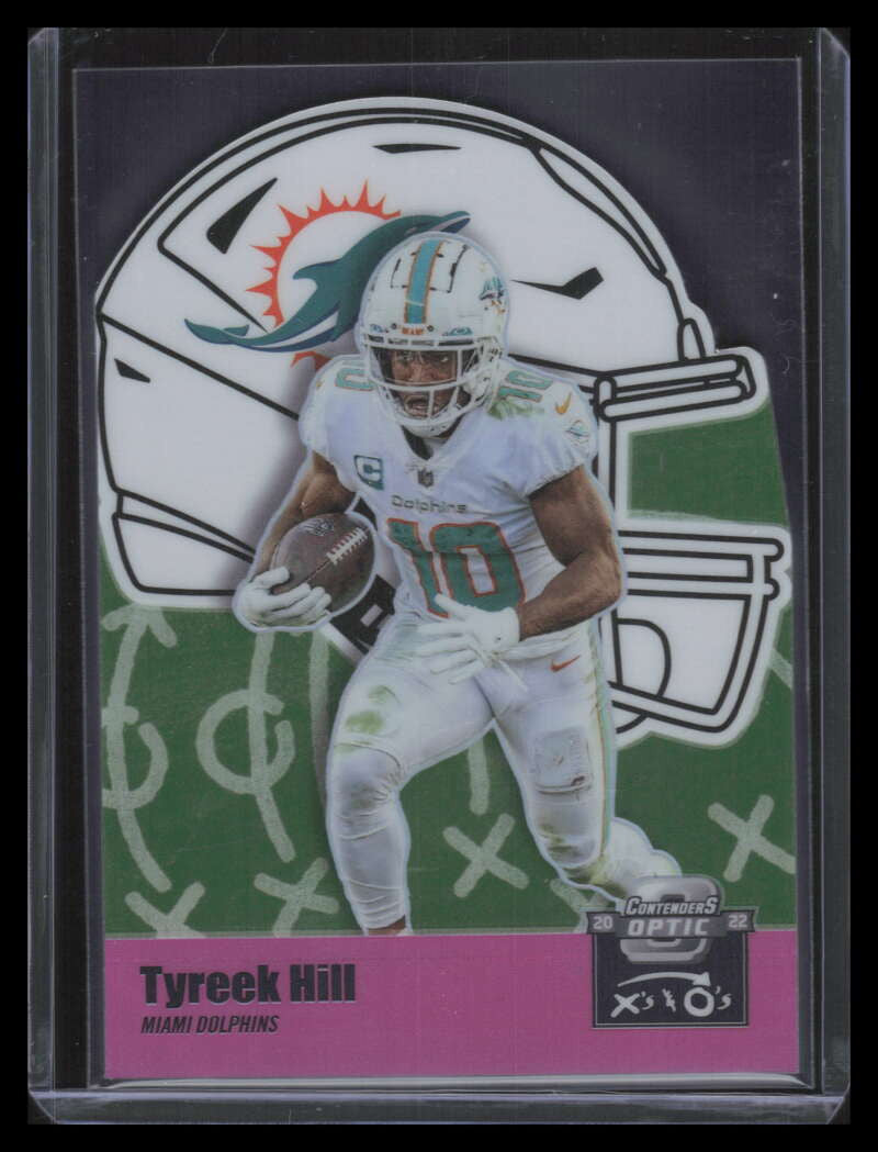 2022 Panini Contenders Optic Xs and Os Pink 14 Tyreek Hill 65/75