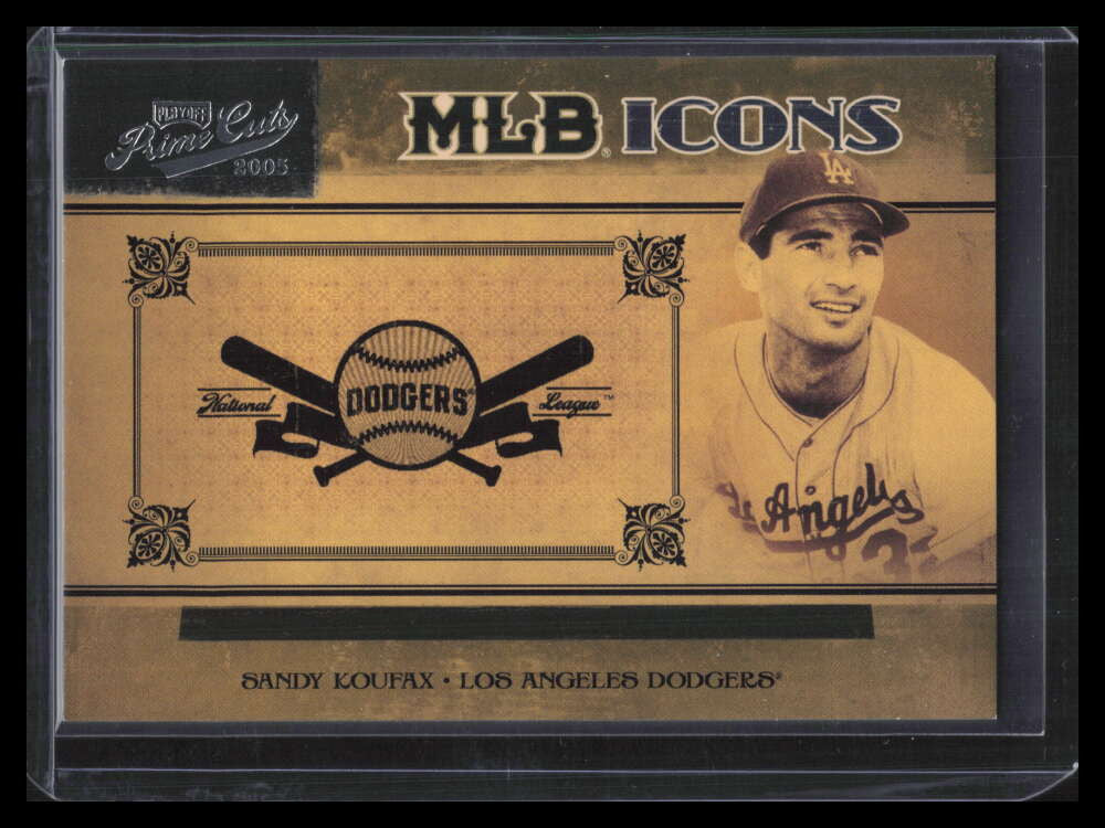 2005 Prime Cuts MLB Icons mlb36 Sandy Koufax 94/100