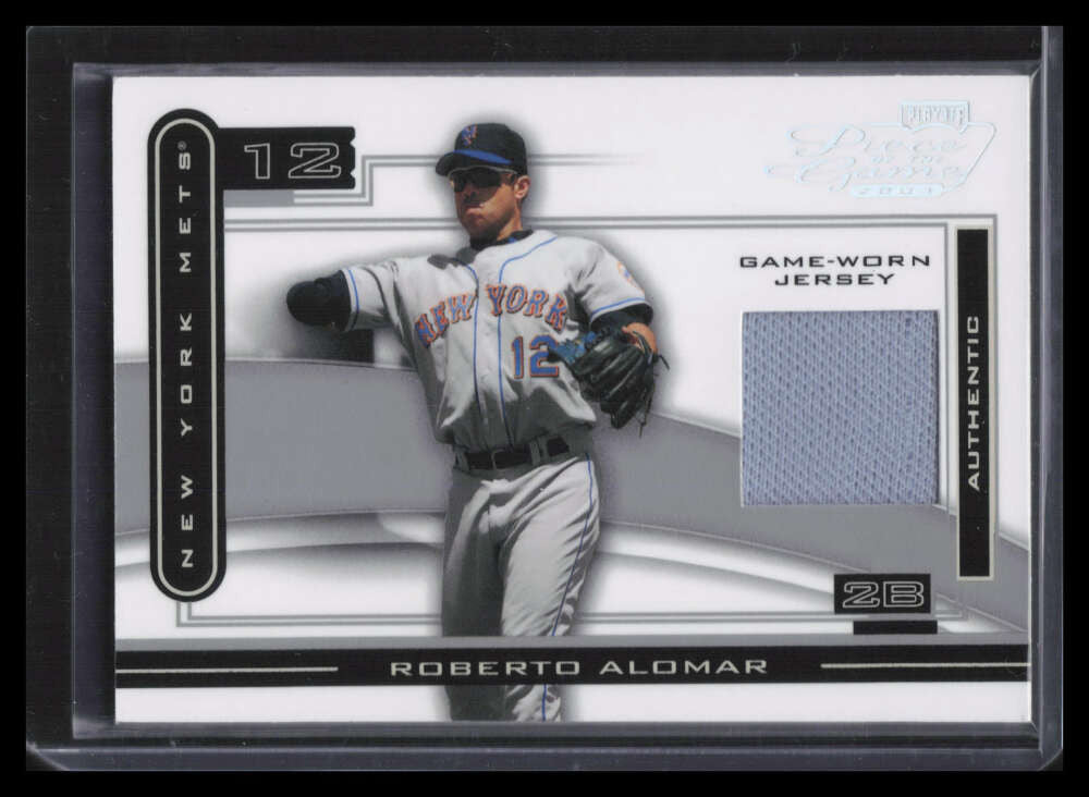 2003 Playoff Piece of the Game Silver 79 Roberto Alomar Jersey 7/75
