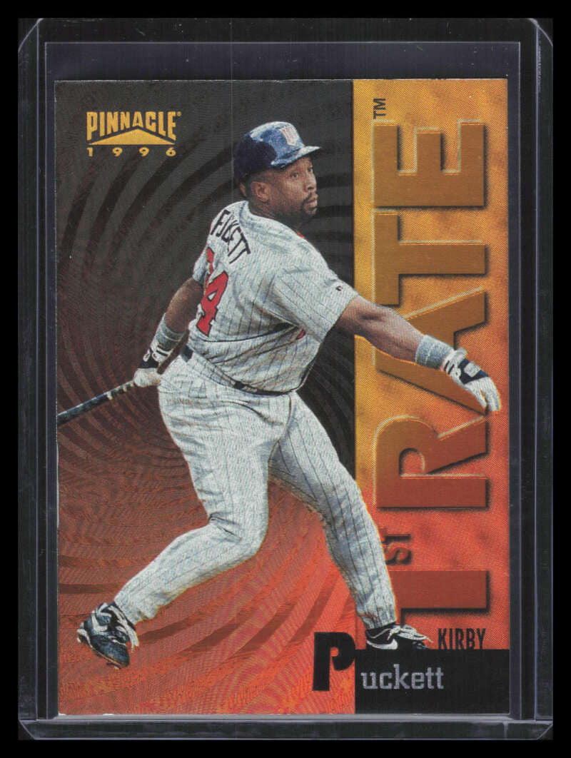 1996 Pinnacle First Rate 6 Kirby Puckett 126044