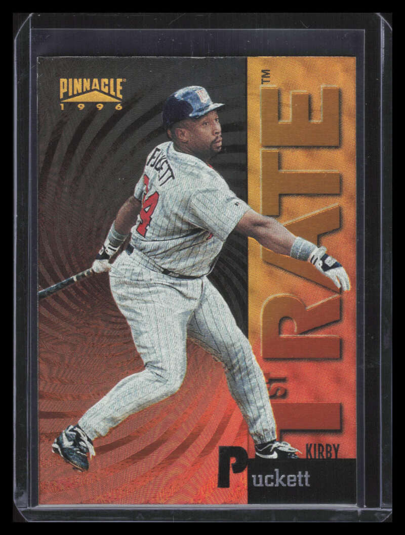 1996 Pinnacle First Rate 6 Kirby Puckett 126043