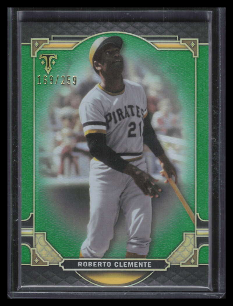 2022 Topps Triple Threads Emerald 89 Roberto Clemente 169/259