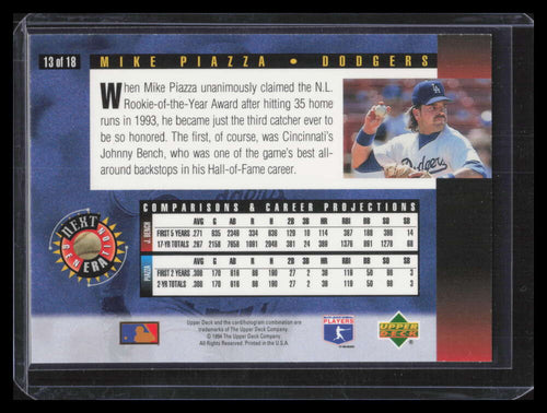 1994 Upper Deck Next Generation Electric Diamond 13 Mike Piazza