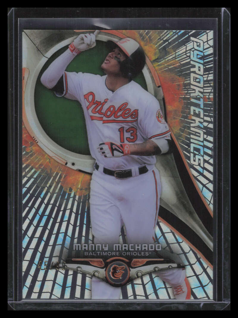 2018 Topps High Tek PyroTEKnics PYTMM Manny Machado 45/99