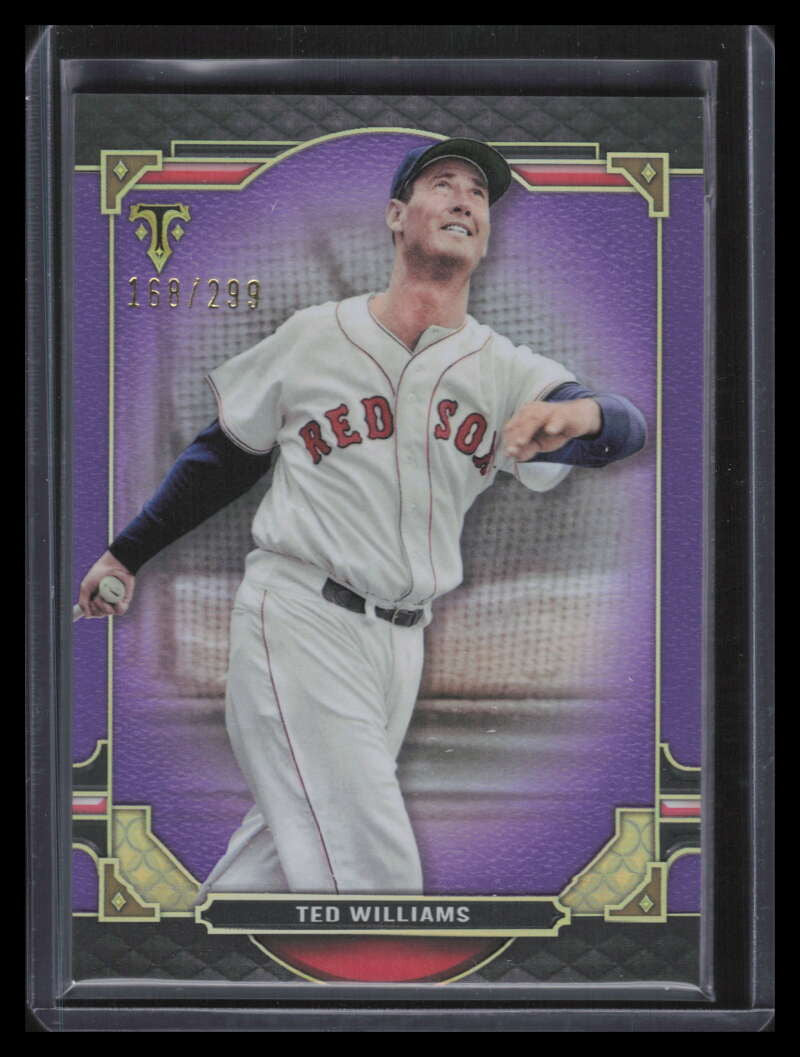 2022 Topps Triple Threads Amethyst 90 Ted Williams 168/299