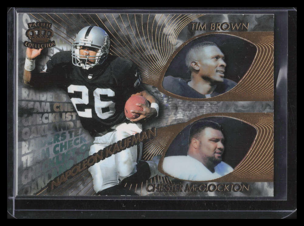 1997 Pacific Team Checklists 22 Napoleon Kaufman Chester McGlockton Tim Brown