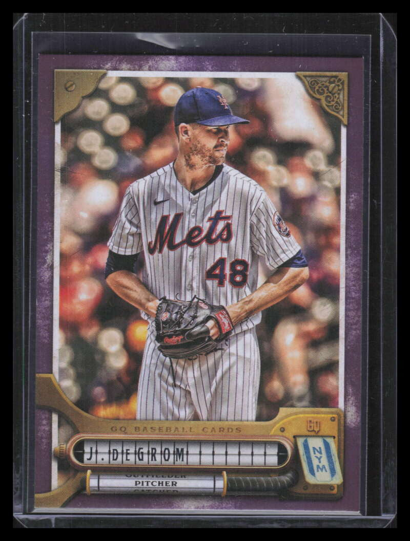2022 Topps Gypsy Queen Mauve 130 Jacob deGrom 64/75