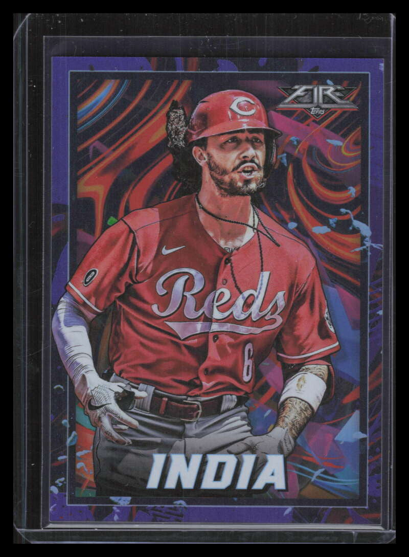 2022 Topps Fire Purple 59 Jonathan India 23/99