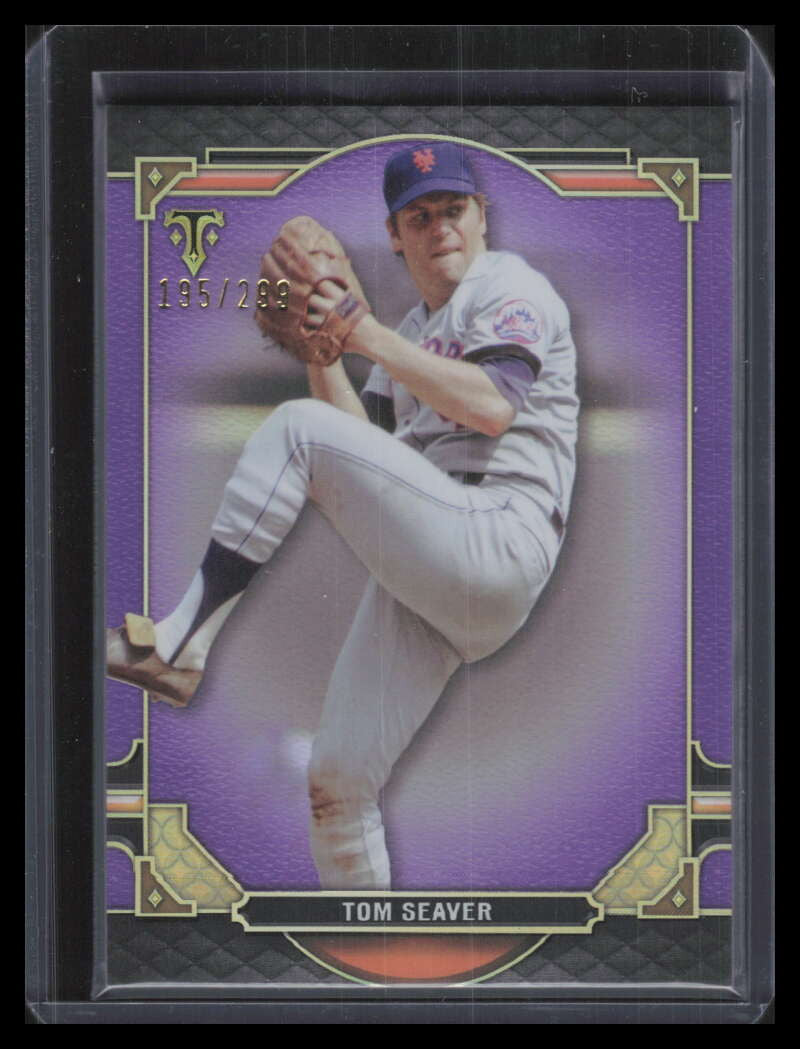 2022 Topps Triple Threads Amethyst 42 Tom Seaver 195/299