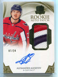 2020-21 The Cup Gold 113 Alexander Alexeyev Rookie Patch Auto 7/24