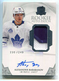 2020-21 The Cup 167 Alexander Barabanov Rookie Patch Auto 230/249
