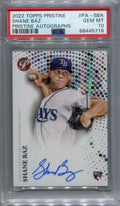 2020 Topps Pristine Autographs PASBA Shane Baz Rookie Auto PSA 10 GEM MT