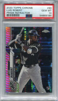 2020 Topps Chrome Prism Refractor 60 Luis Robert Rookie PSA 10 GEM MT