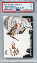 2004-05 SkyBox Premium Hometown Shout Outs 10 LeBron James 73/330 PSA 7 NM