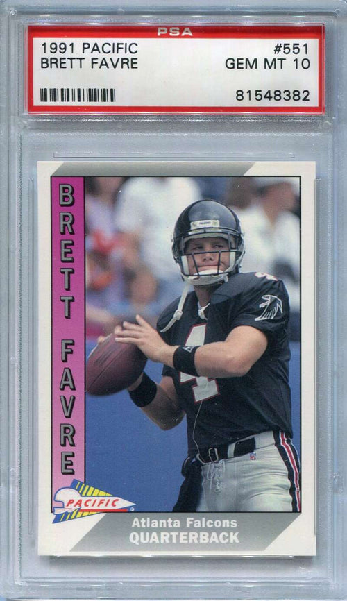 1991 Pacific 551 Brett Favre Rookie PSA 10 GEM MT