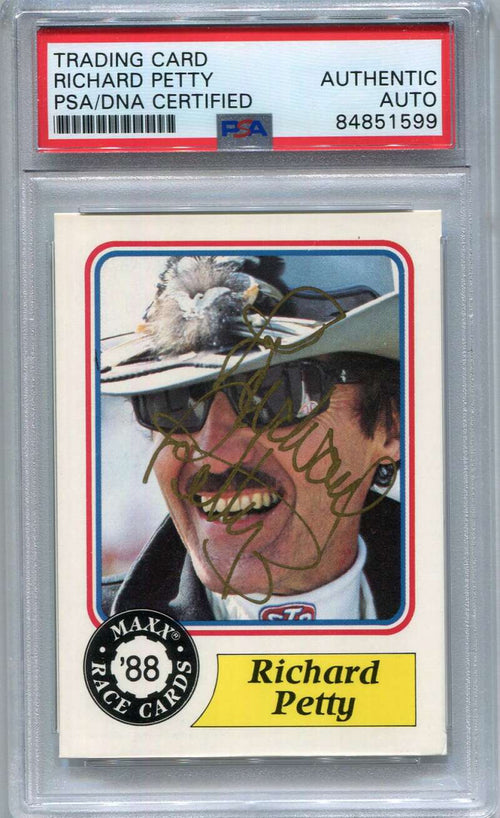 1988 Maxx Charlotte 43 Richard Perry Rookie PSA/DNA Certified Authentic Auto 599