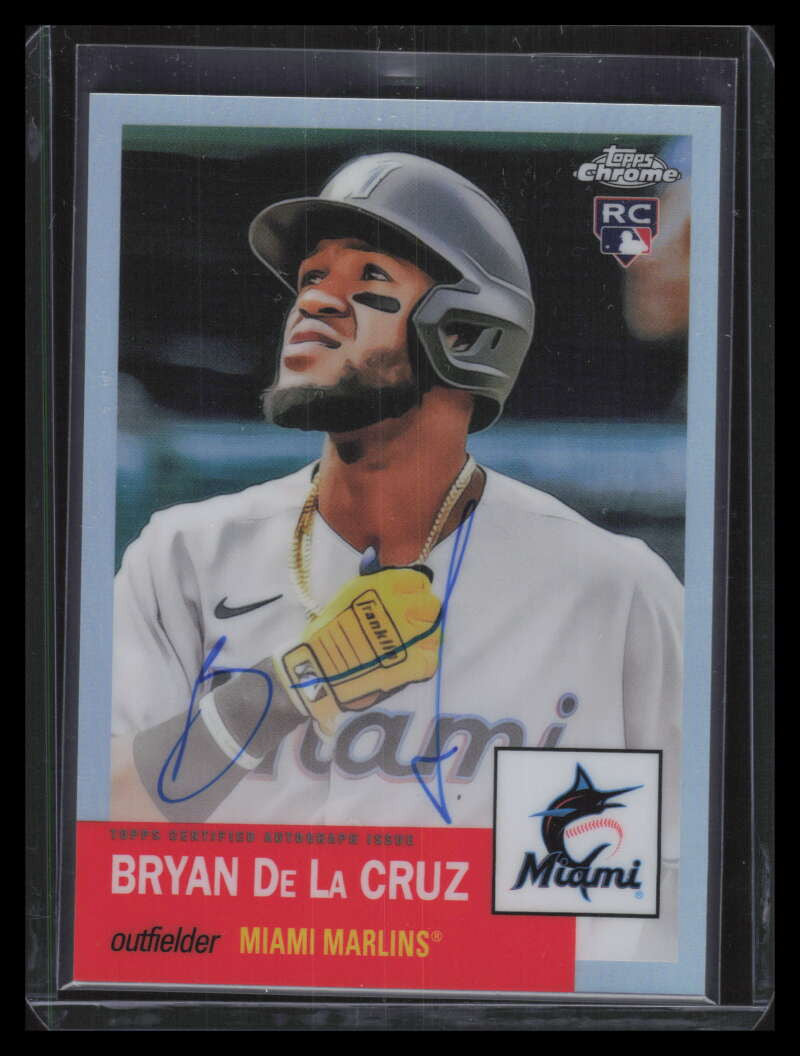 DELETE 133504 2022 Topps Chrome Platinum Refractor CPABDC Bryan De La Cruz Rookie Auto 136/199
