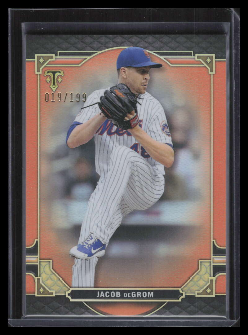 2022 Topps Triple Threads Amber 70 Jacob deGrom 19/199