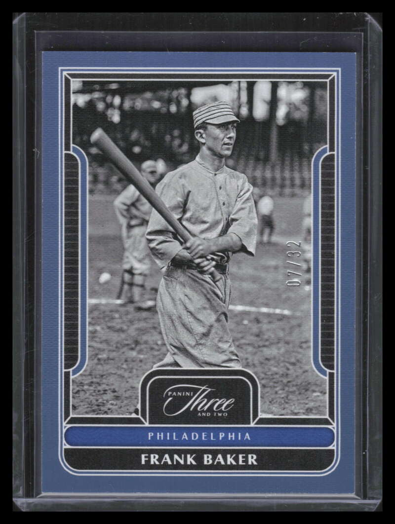 2023 Panini Three and Two Full Count Parallel 4 Frank Baker 7/32