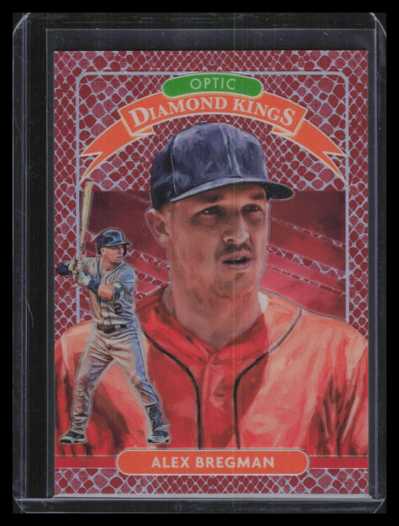 2020 Donruss Optic Red Dragon Refractor 20 Alex Bregman DK 42/88 Diamond Kings