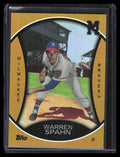 2010 Topps Legends Gold Chrome Target Cereal gc14 Warren Spahn