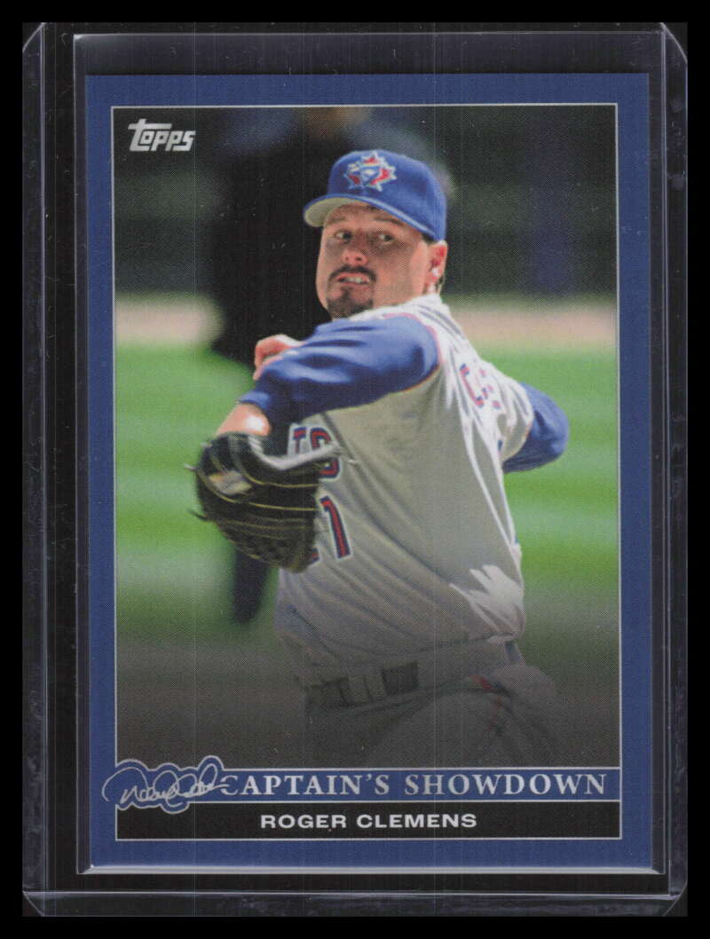 2022 Topps X Derek Jeter Call of the Captain Navy 49 Roger Clemens 94/175