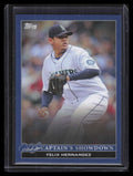 2022 Topps X Derek Jeter Call of the Captain Navy 42 Felix Hernandez 56/175