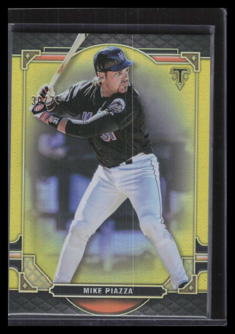 2022 Topps Triple Threads Citrine 87 Mike Piazza 30/75