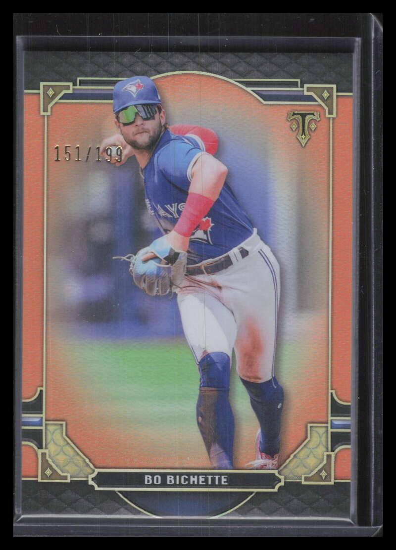 2022 Topps Triple Threads Amber 15 Bo Bichette 151/199