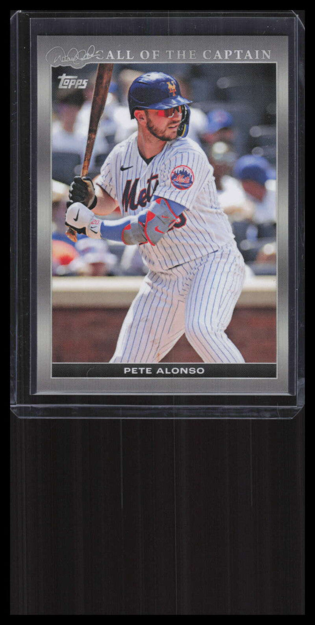 2022 Topps X Derek Jeter Call of the Captain Silver 4 Pete Alonso 40/99