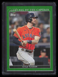 2022 Topps X Derek Jeter Call of the Captain Green 37 Kyle Tucker 69/75