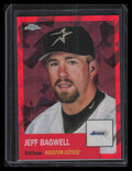 2022 Topps Chrome Platinum Red Atomic Refractor 249 Jeff Bagwell 33/100